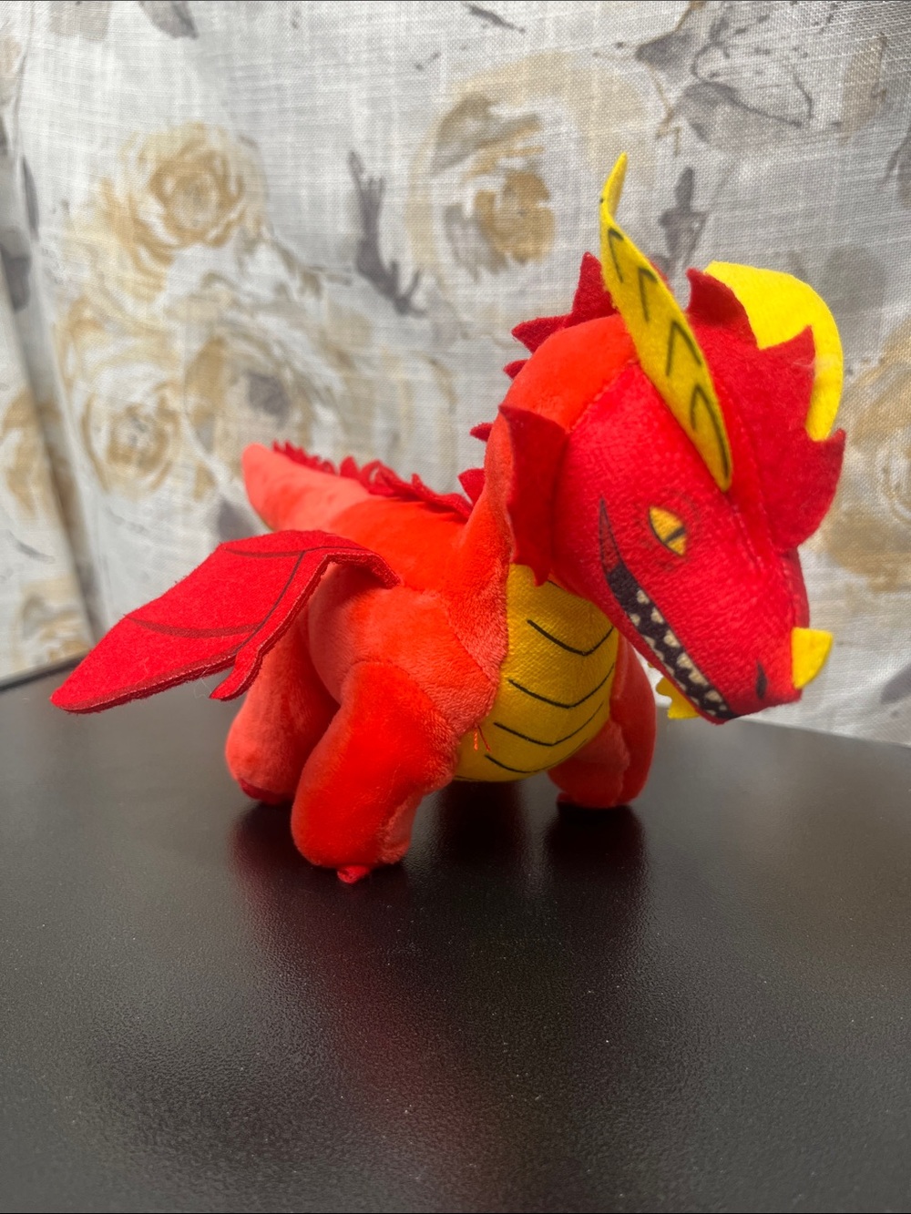 Red Magical Dragon Plush Toy - Soft Stuffed Dungeons and Dragons
